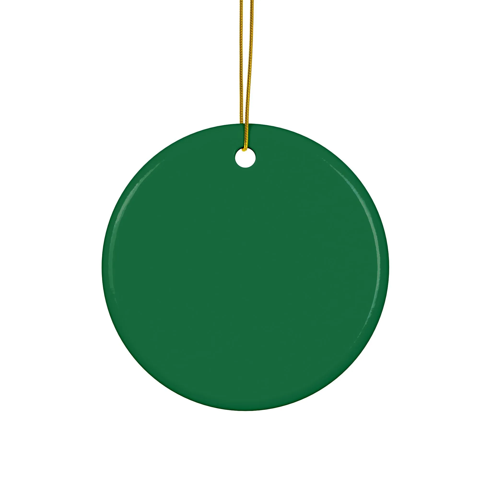 HOT Band | Green Decorative Ceramic Ornaments, Double-Sided (1pc, 3pcs, 5pcs, 10pcs)