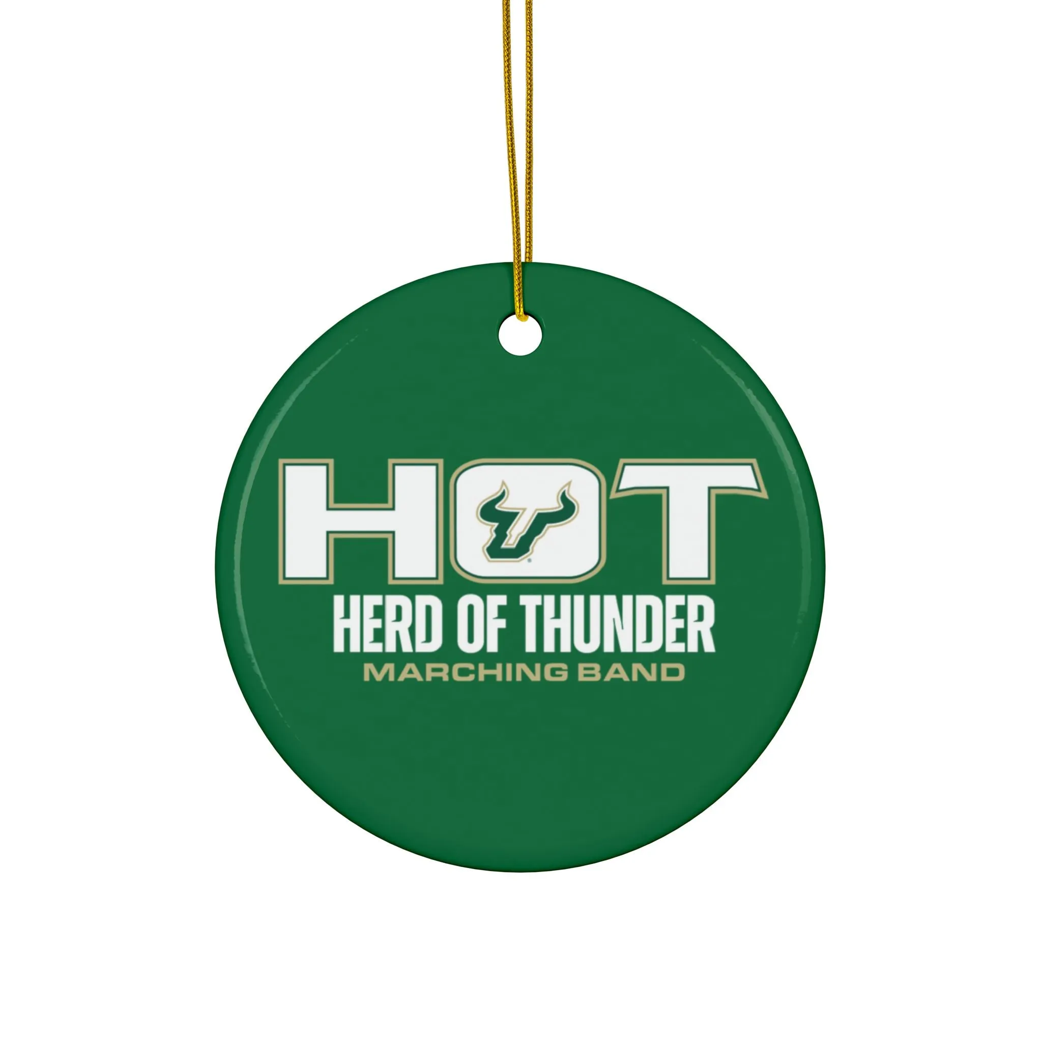 HOT Band | Green Decorative Ceramic Ornaments, Double-Sided (1pc, 3pcs, 5pcs, 10pcs)