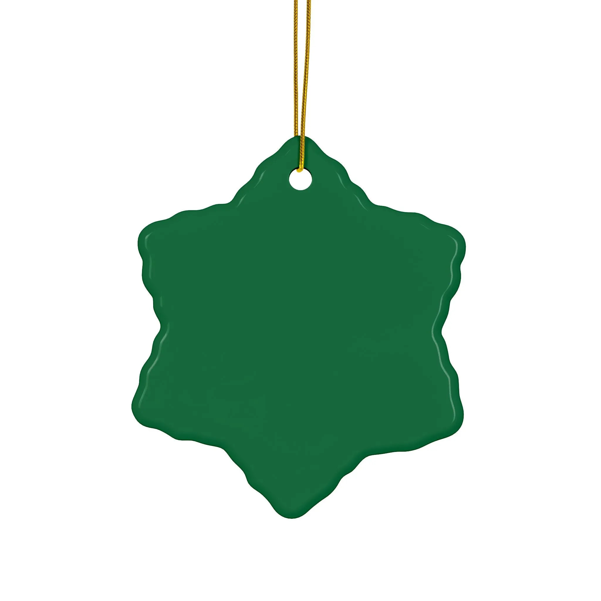 HOT Band | Green Decorative Ceramic Ornaments, Double-Sided (1pc, 3pcs, 5pcs, 10pcs)