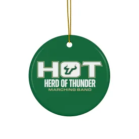 HOT Band | Green Decorative Ceramic Ornaments, Double-Sided (1pc, 3pcs, 5pcs, 10pcs)