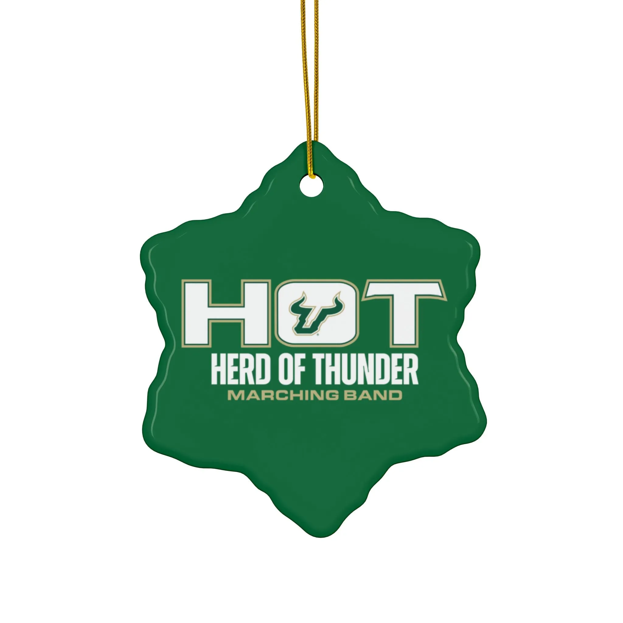 HOT Band | Green Decorative Ceramic Ornaments, Double-Sided (1pc, 3pcs, 5pcs, 10pcs)