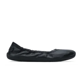 Vivobarefoot Primus Asana Yin Ballerina Leather Womens Obsidian